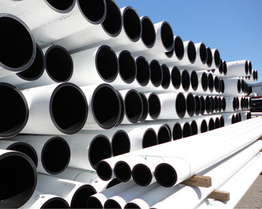 Co-Extruded White HDPE Pipe