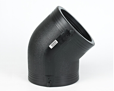 HDPE Electrofusion 45 Elbow Fittings with bar code