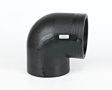 HDPE Electrofusion 90 Degree Elbow with bar code